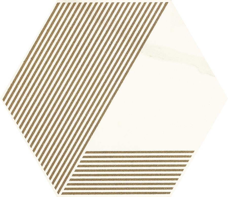 CALACATTA HEXAGON MAT. A 17,1X19,8