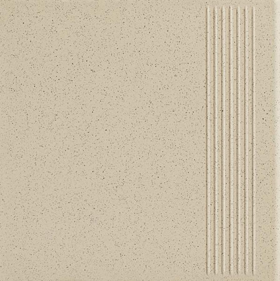 BAZO BEIGE STOPNICA PROSTA GRES SOL-PIEPRZ MAT. 30X30