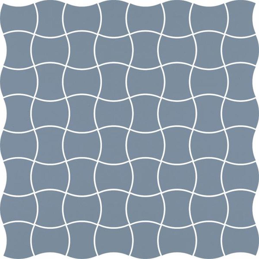 MODERNIZM BLUE MOZAIKA PRASOWANA K.3,6X4,4  30,86X30,86