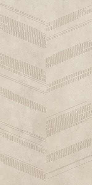 P SILKDUST LIGHT BEIGE GRES SZKL. REKT. MAT. DEKOR 59,8X119,8 G.1