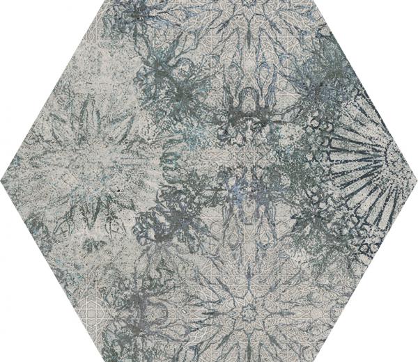 SWEET GREY HEKSAGON STRUKTURA SCIANA POLYSK 19,8X17,1