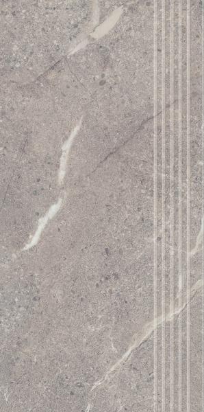 SUNNYDUST GRYS STOPNICA PROSTA NACINANA MAT. 29,8x59,8