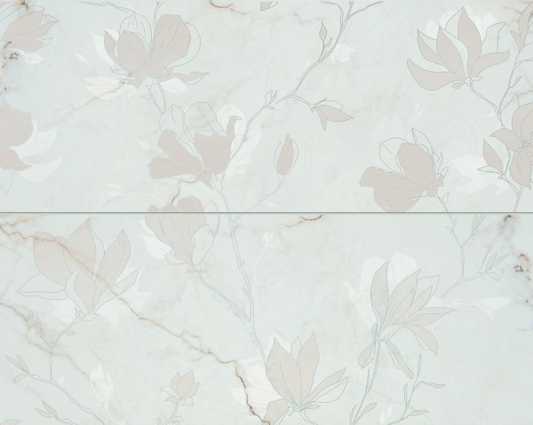 LIBERTE FLEUR DEKOR ŚCIENNY 2-ELEMENTOWY 59,8X74,8