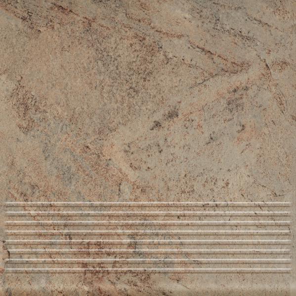 MATTONE PIETRA BEIGE STOPNICA PROSTA 30X30