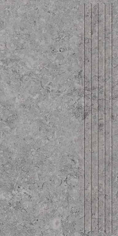 ZIMBA LIGHT GREY STR STR STOPNICA 29,6X59,8