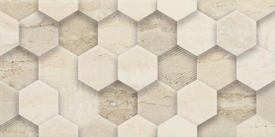 SUNLIGHT STONE BEIGE SCIANA DEKOR GEOMETRYK 30X60