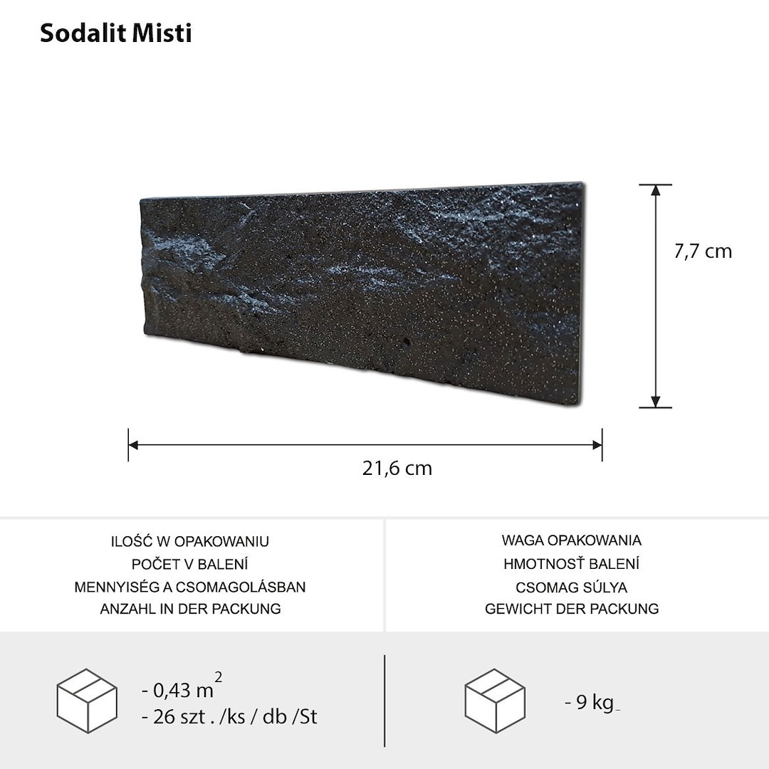 EPIKA SODALIT MISTI PŁYTKA BETON 0,43 M2